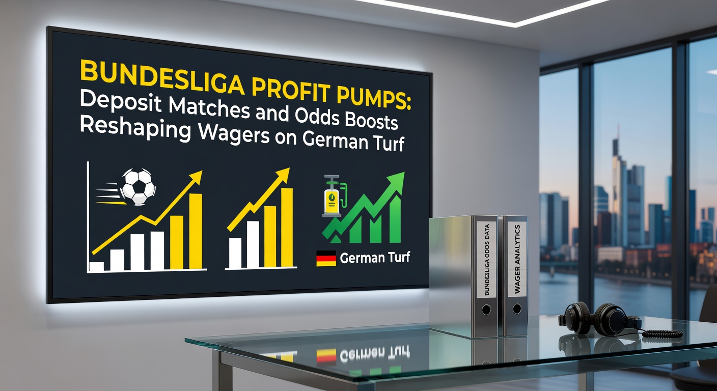 Bundesliga-Stadion mit Fans und Wett-Action, beleuchtet die Dynamik von Profit-Boosts in der deutschen Fußballliga