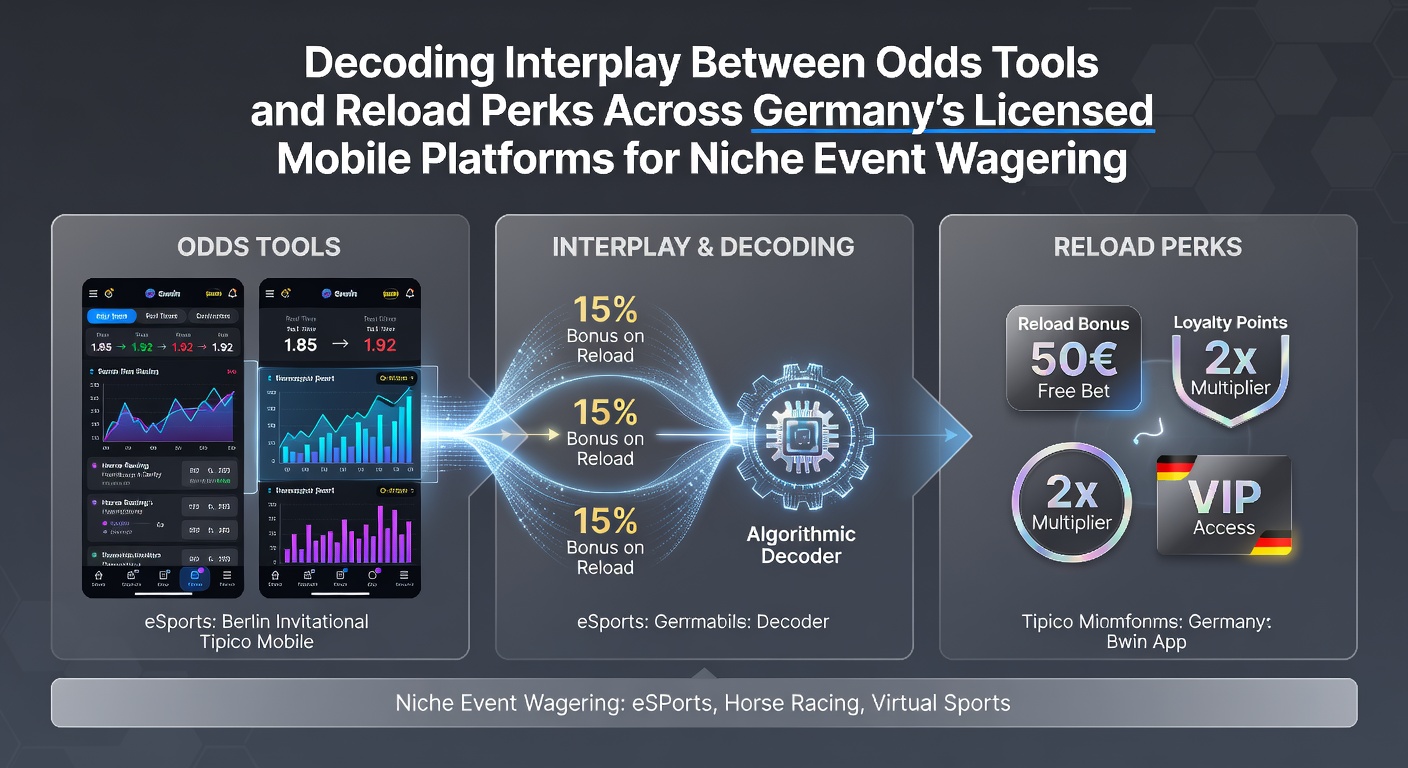 Mobile Wettplattform mit Quoten-Tools und Reload-Perks für Nischen-Events