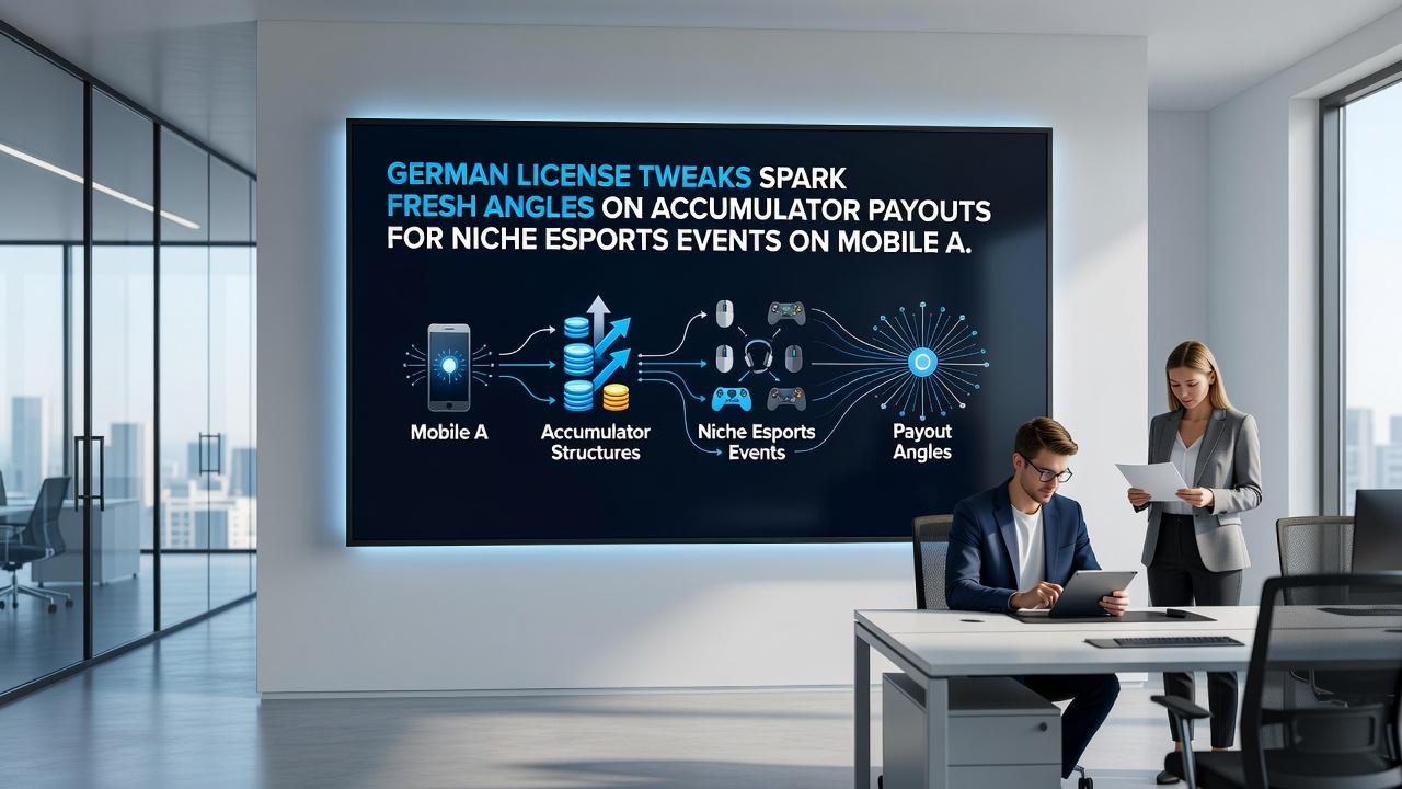 Darstellung mobiler Esports-Wettplattformen mit Fokus auf Akkumulator-Optionen