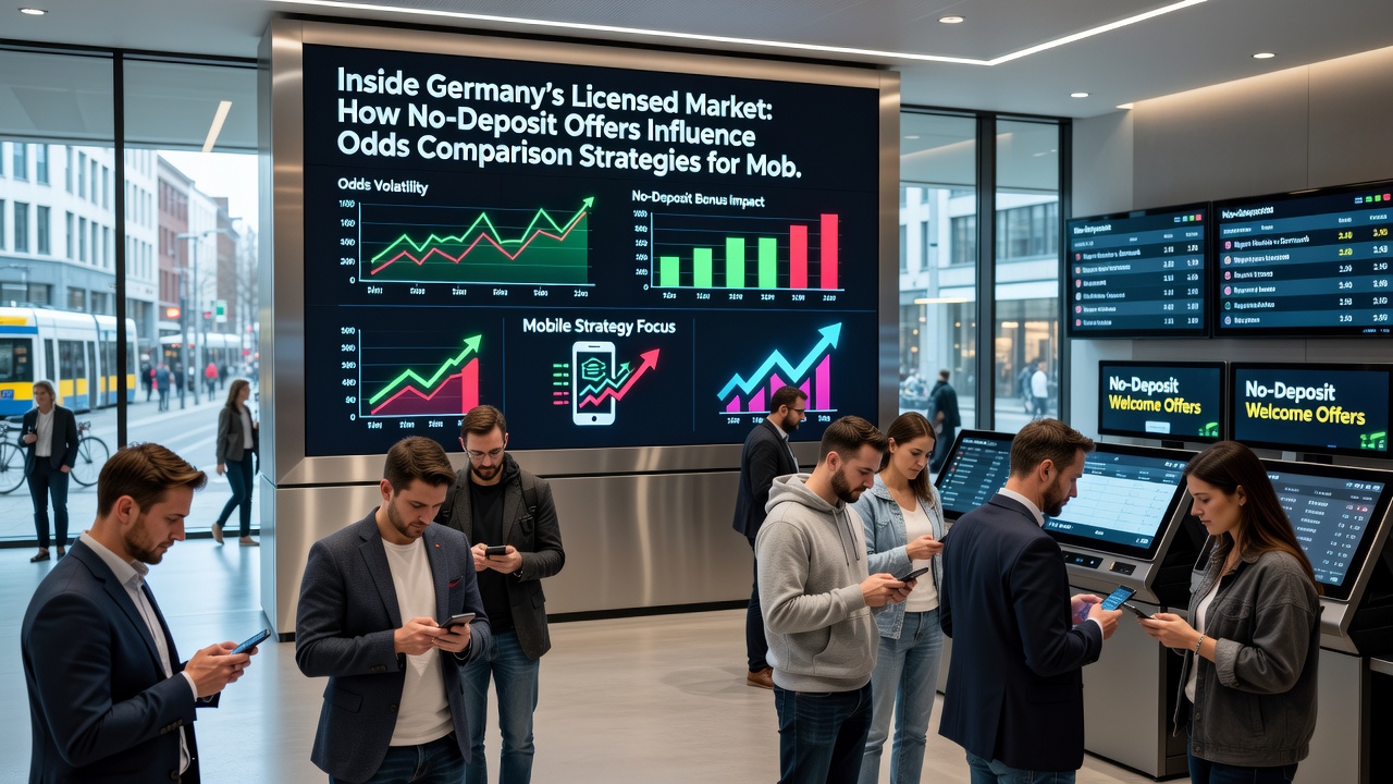 Mobile Nutzer vergleichen Quoten auf Smartphones im Kontext lizenzierter No-Deposit-Angebote