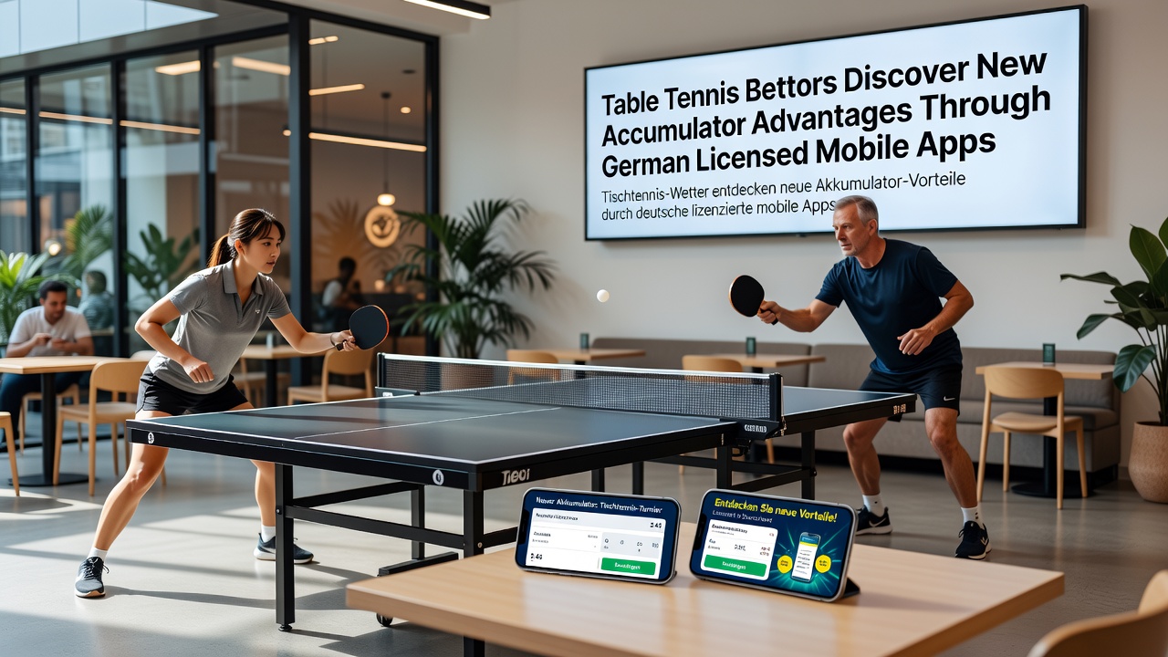 Mobile Apps zeigen Akkumulator-Vorteile bei Tischtennis-Wetten