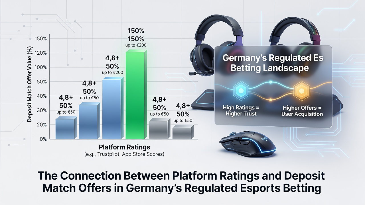 Analyse von Bonusangeboten und Nutzerbewertungen im deutschen Esports-Wettbereich